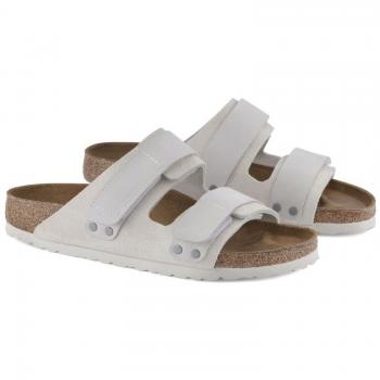 Sandalias Unisex Birkenstock Uji de Doble Banda para Mujer, Color Blanco, Talla 36