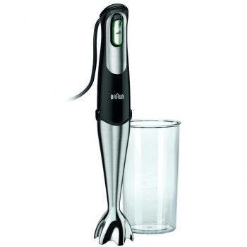 Batidora de Mano Multiquick 7 MQ700 Soup, 750W, Braun con Vaso Medidor y Pie Inoxidable