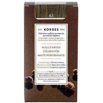 Korres Argan Oil Permanent Hair Color 6.1 Ash Dark Blonde 50ml