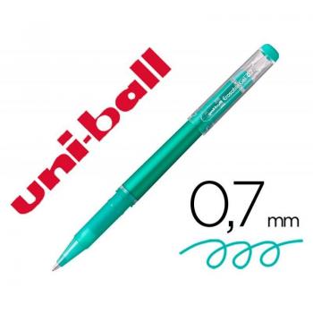Rotulador Uni-ball Roller UF-222 Tinta Gel Borrable 0,7 mm Verde
