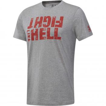 Reebok GS Fight Like Hell Camiseta, Hombre, brgrin, S