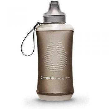 Hydrapak SOFTFLASK Crush 500 Botella Montañismo, Alpinismo y Trekking, Adultos Unisex, Gris