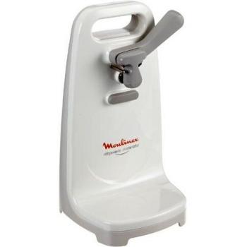 Moulinex Open Matic DJJ152 Abrelatas Eléctrico, 50 W, Plástico, Blanco