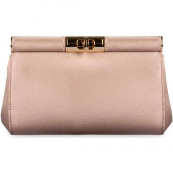 Dolce & Gabbana Women's Marlene Satin Shoulder Bag in Pink | BB7635A7630 Color 8H056