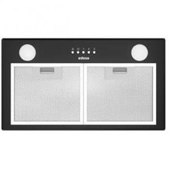 Campana Edesa ECG-5811BK de 60cm Negra, Integrada, 3 Velocidades, Clase C