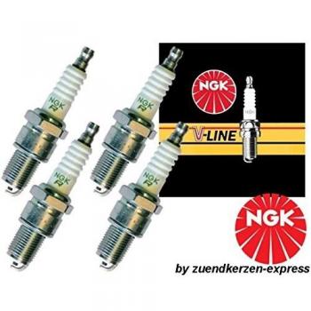 NGK V-LINE 8 BP5E 2364 Bujías de Encendido, 4 piezas