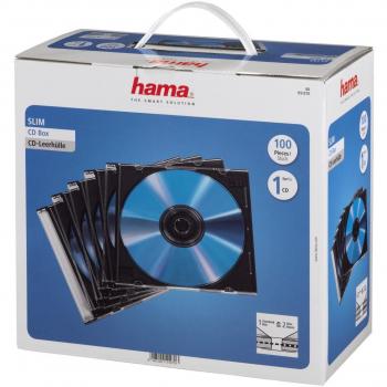 Hama CD Slim Carcasa S, 100 Piezas