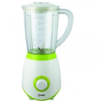 Batidora de Vaso Elco 1000W 1.5L Plástico Verde con Cuchillas de Acero y Fácil Limpieza