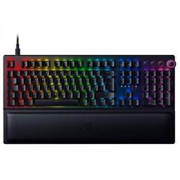 Teclado Razer BlackWidow V3 Pro AZERTY con Switches Verdes, Inalámbrico, Retroiluminación RGB y Reposamuñecas