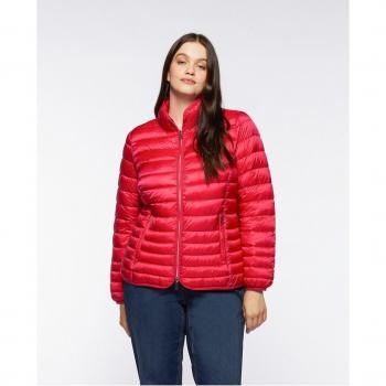 Plumífero ligero de mujer con cremallera en Sorona® Aura