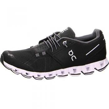 On Running Men's Cloud Black White Mesh Low-Top Sneakers Size 10