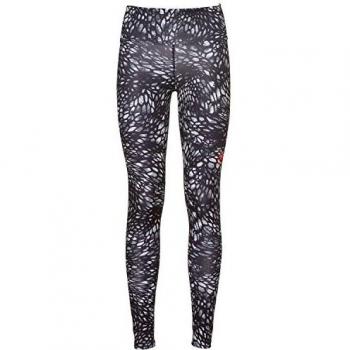 Odlo Helle BL Medias, Mujer, Black/AOP, Extra-Small