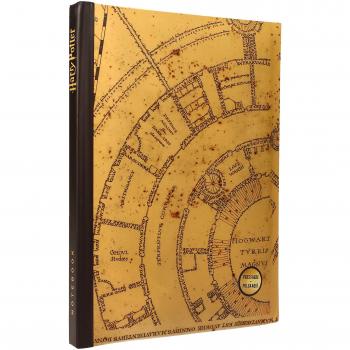 Libreta con Luz Harry Potter Mapa del Merodeador SD Toys Color Cranberry (Red String RIV001)