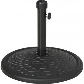 Base de Sombrilla Outsunny 32/38 mm Negro Ø46x34 cm