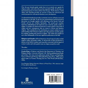 Blackwell Publishers Paperback on Religion and Gender Studies