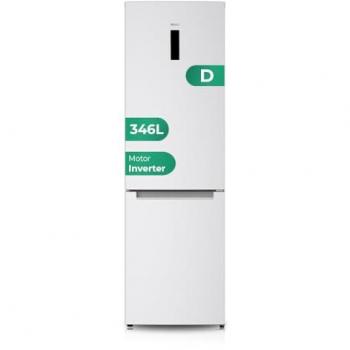 Frigorífico Combi SVAN SC195600DNFD 346L No Frost Gris 195 cm Multi AirFlow Puerta Reversible Eficiencia Energética Clase D Bajo Nivel Sonoro