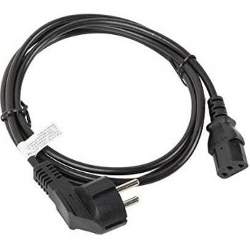 LANBERG CA de c13 C de 10cc de 0018 de BK CEE 7/7 shuko – Cable de alimentación a Conector IEC 320 C13 Hembra, 1,8 m, Color Negro