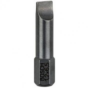 Bosch Screwdriver bit Extra Hard S 1.2x6.5. 25 mm 2607001466