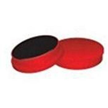 Q-Connect KF02642 - Imanes para sujeción, 25 mm, color rojo