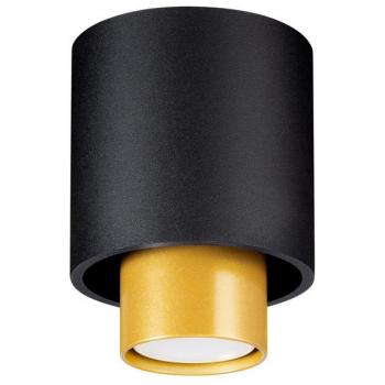 Aplique de techo Nesi negro GU10