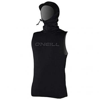 O'Neill Wetsuits Capucha Thermo X - Chaleco térmico con forro térmico fácil de estirar, capas térmicas de calor cálido, secado rápido, color negro