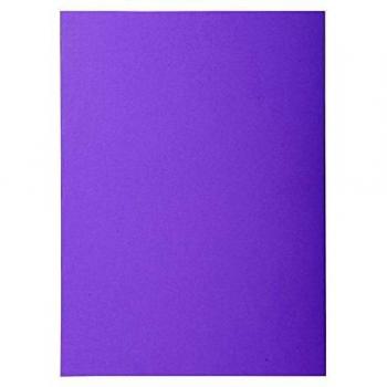 Paquete de 100 Sous-Chemisas SUPER 60 g/m2 color lila, certificadas PEFC™, formato A4, dimensiones 22 x 31 cm