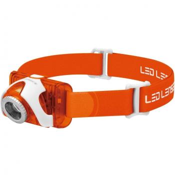 LED Lenser SEO 3 - Linterna frontal, color Naranja, talla SEO 3