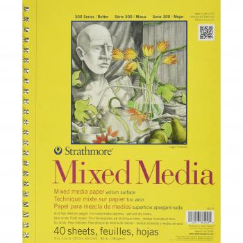 Strathmore Mista Vellum Paper Pad 9X 12 - 90Lb 40 fogli