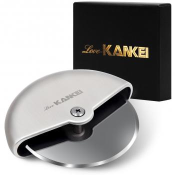 Love-KANKEI® Cortapizzas Cortador de pizza de acero/Pizza Cutter, inoxidable, lavavajillas