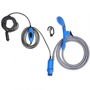 ProPlus Set de ducha portátil 12 V, color gris y azul