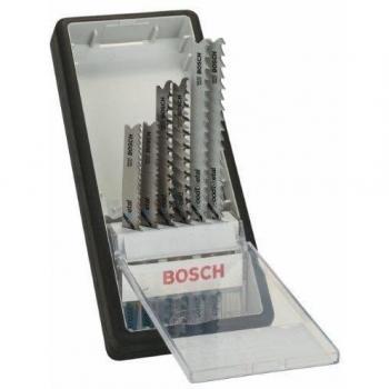 Bosch 2 607 010 532  - Juego de 6 hojas de sierra de calar Robust Line Progressor, vástago en U - U 123 X; U 234 X; U 345 XF