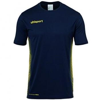 uhlsport Score KA Equipaciones Completas, Hombre, Azul Marino/Amarillo Flúor, 128