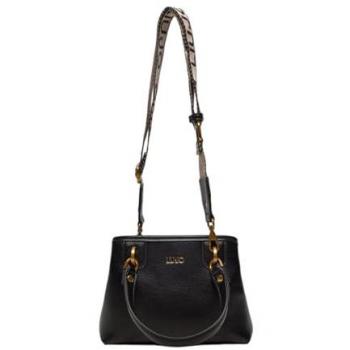 Liu Jo Stylish Black Shoulder Bag with Divider for Women, Model AF4203 E0031