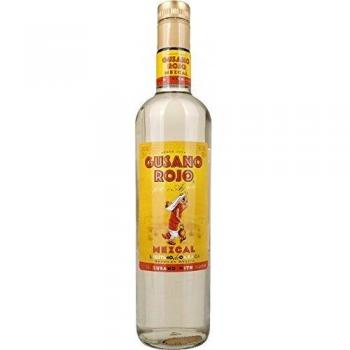 Mezcal Gusano Rojo con gusano 70cl