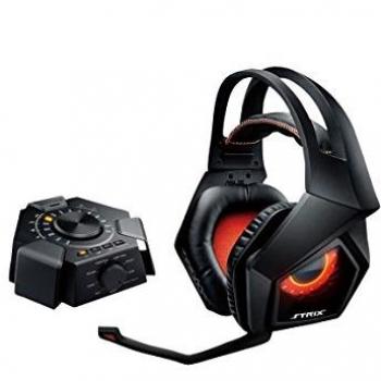 Asus Strix 7.1 - Auriculares con micrófono 7.1 y estación de Audio USB Plug-and-Play, Color Negro