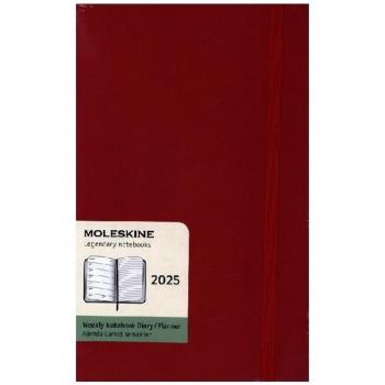 Moleskine Large Red Weekly Soft Cover 2025 Planner