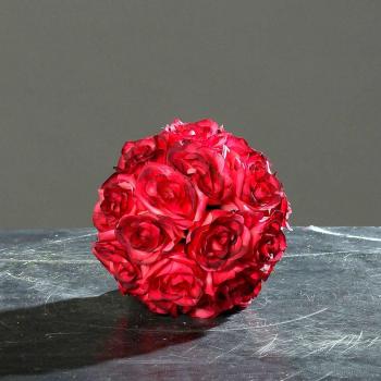 Rose bola Fucsia 16 cm de diámetro Plástico Flor de DPI