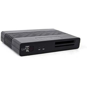 Qviart Lunix 4K UHD 2160p CI Receptor Satélite Linux E2 Combo DVB-S2X + DVB-T2/C Common Interface