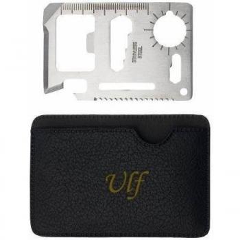 Herramienta multifunción de bolsillo con estuche con nombre grabado: Ulf