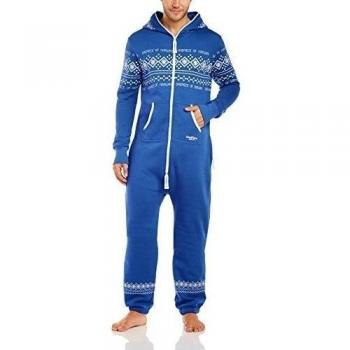 Una pieza para adultos traje Lusekofte Varios colores Royalblue/White Talla:extra-small