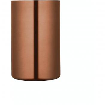 Enfriador de Botellas de Vino de Doble Capa, Acero Inoxidable, Acabado en Cobre