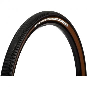 Panaracer Cubierta de Gravel King Semislick + Tubeless 700c x 43, Flancos Marrón, Tamaño: 700x43C, Tipo: Cubierta para bicicleta de gravel, Características: Compatible con sistema