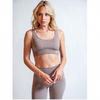 Top Deportivo Anaissa Terra Fibra Emana 3D Nude L - Reafirma, Moldea, Sin Costuras