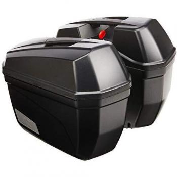 Coppia de Maletas Laterales Monokey Kappa K22N 22 Litros Negro Gofrado