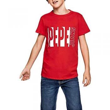Pepe Jeans Camiseta Sacha Rojo Niño 10 Rojo