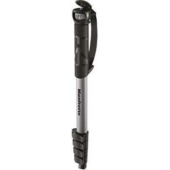 Manfrotto MMCOMPACTADVB - Monopié con 4 secciones, color negro