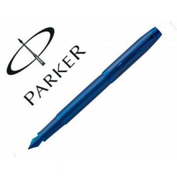Pluma Parker IM Professionals Monochrome Blue Plumin F en Estuche de Regalo
