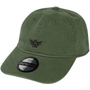 The Legend of Zelda Hyrule Unisex Gorra Verde One Size, 100% algodón,