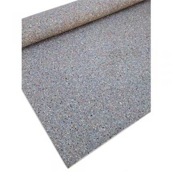 Esterilla de Ejercicio y Fitness especial para Gimnasios | EPDM Gris | Base Gris | 1'25m (Ancho) x 4m (Largo) (6 mm)