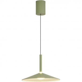 Lámpara colgante LED verde CALICE Ø 32 cm 16W regulable en altura